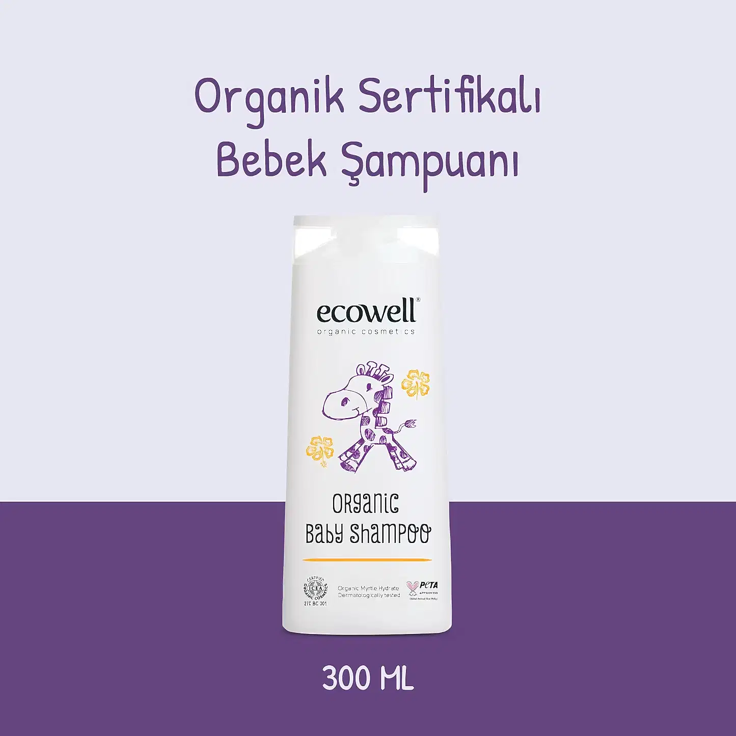 Sertifikalı Organik Bebek Şampuanı - 300 ml