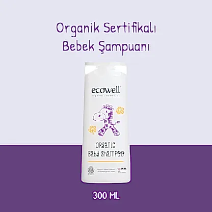 Sertifikalı Organik Bebek Şampuanı - 300 ml