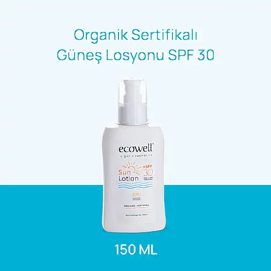 Sertifikalı Organik Güneş Losyonu SPF 30 - 150 ml