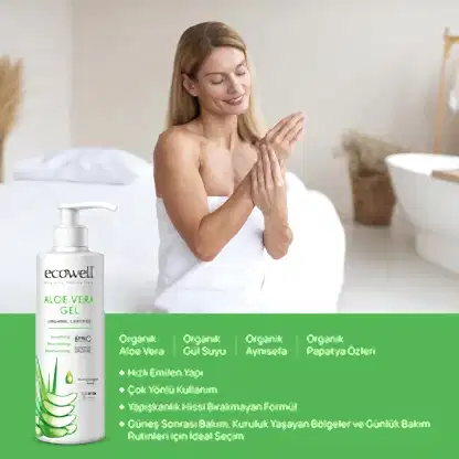 Sertifikalı Organik Aloe Vera Jel - 200 ml