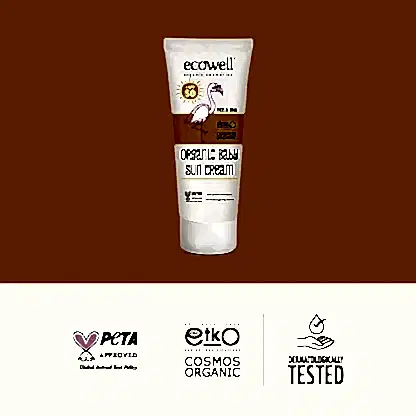 Sertifikalı Organik Bebek Güneş Kremi SPF 50 - 110 gr
