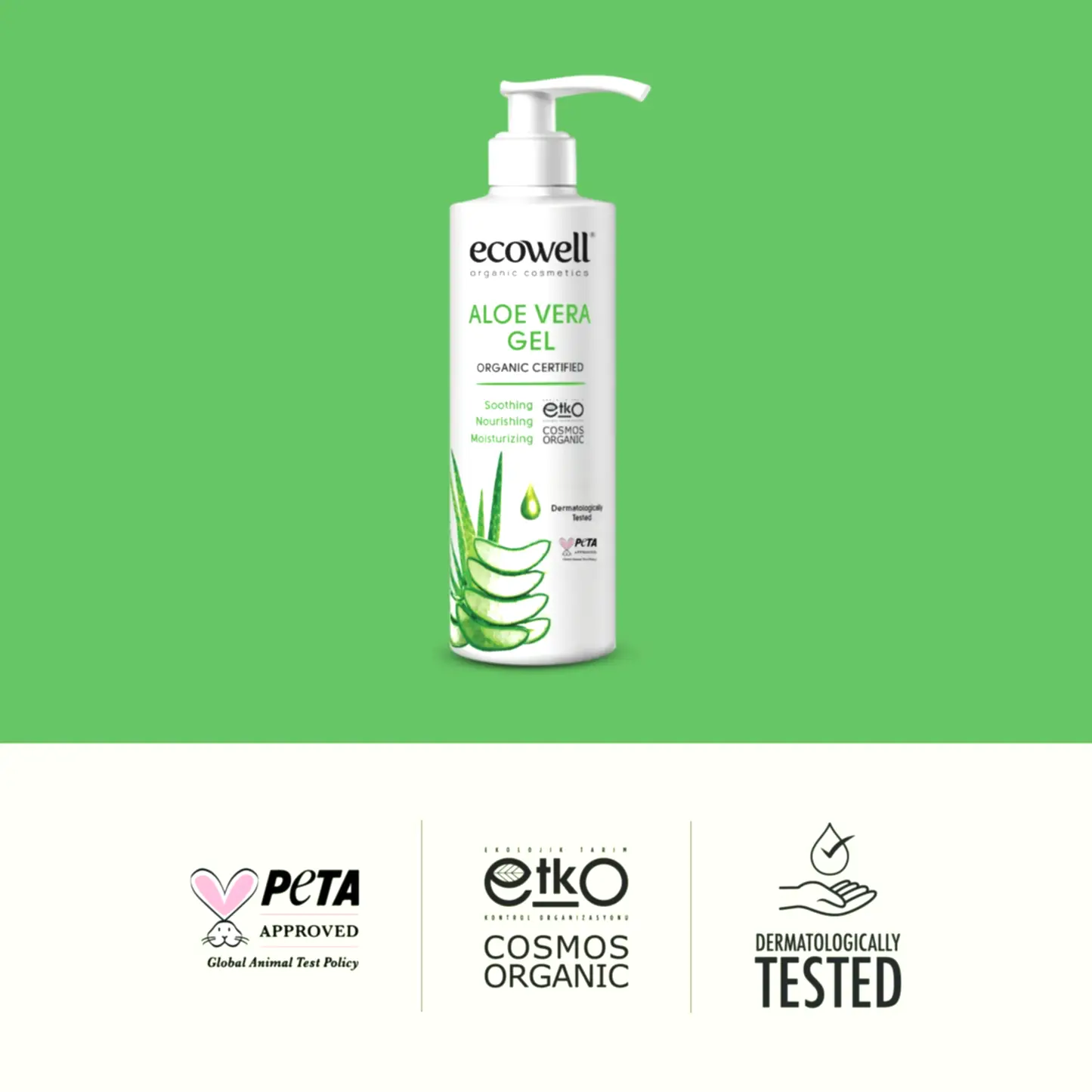 Sertifikalı Organik Aloe Vera Jel - 200 ml
