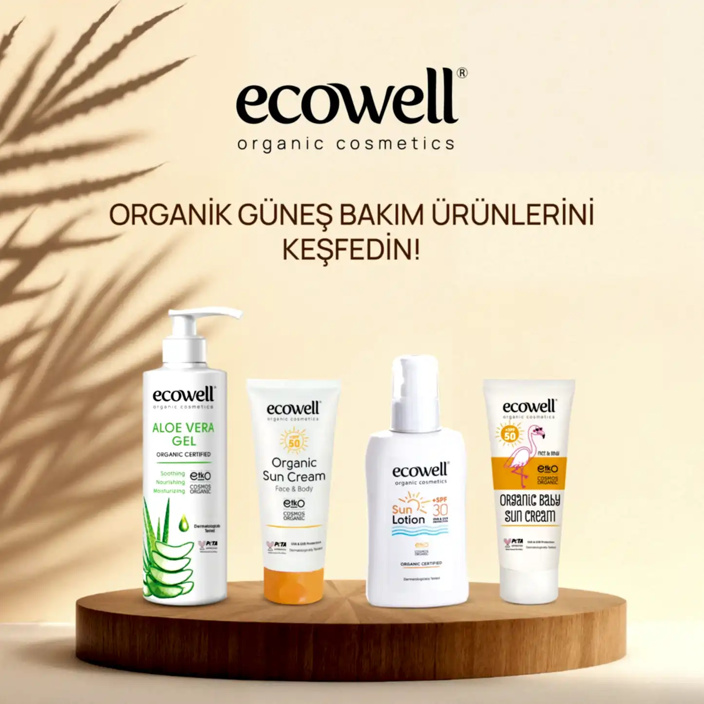 Sertifikalı Organik Bebek Güneş Kremi SPF 50 - 110 gr